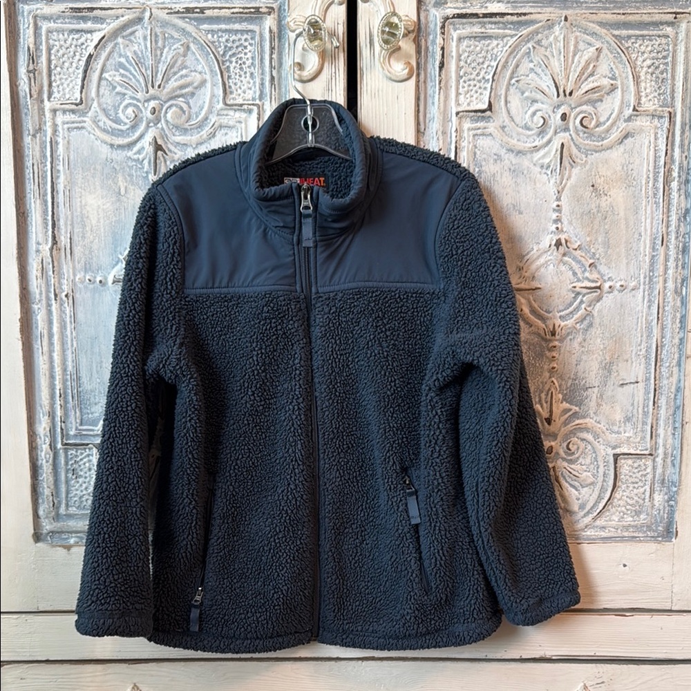 32 Degrees Navy Sherpa Jacket